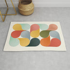 Shapes of color - abstract Rug Gallery Image 1