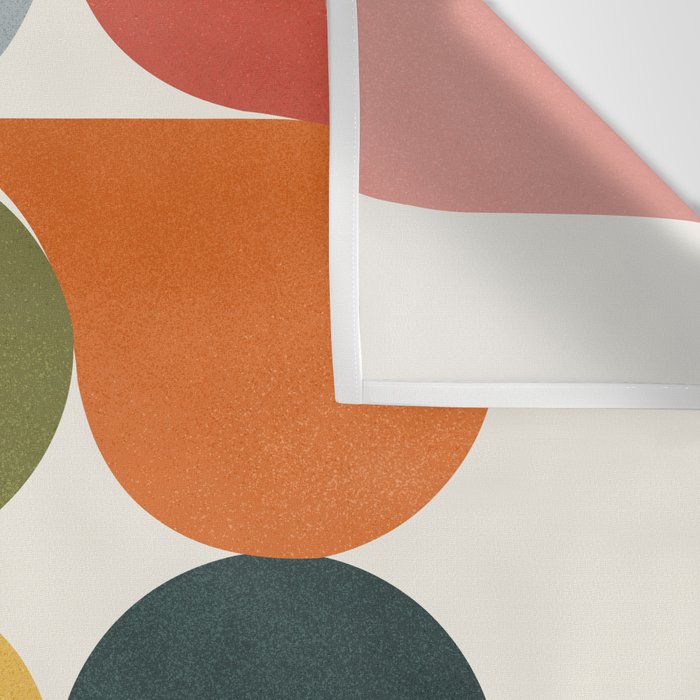 Shapes of color - abstract Wall Tapestry Gallery Image 3