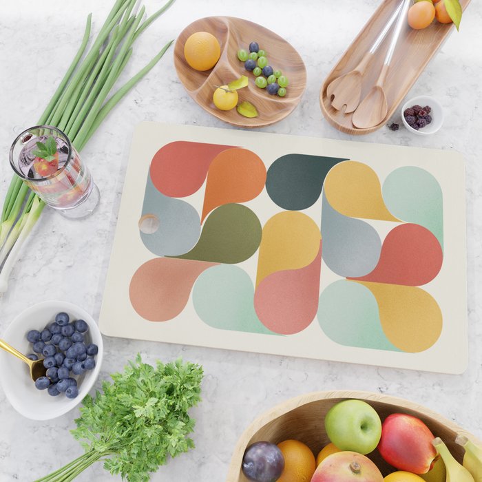 Shapes of color - abstract Cutting Board Gallery Image 2