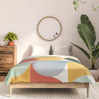 Shapes of color - abstract Comforter Gallery Image 3