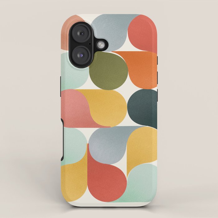 Shapes of color - abstract iPhone Case Gallery Image 1