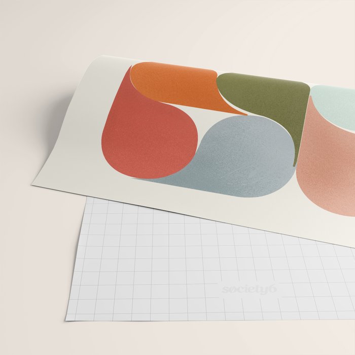 Shapes of color - abstract Wrapping Paper Gallery Image 2