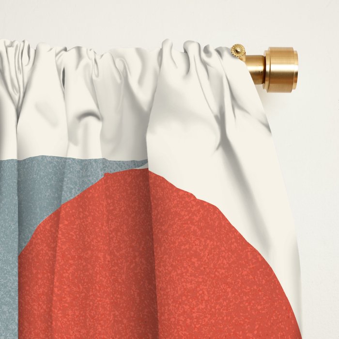 Shapes of color - abstract Window Curtain Gallery Image 2