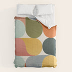 Shapes of color - abstract Comforter Gallery Image 6