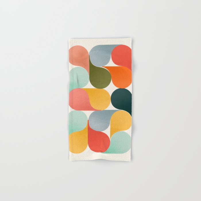 Shapes of color - abstract Bath Towel Gallery Image 1