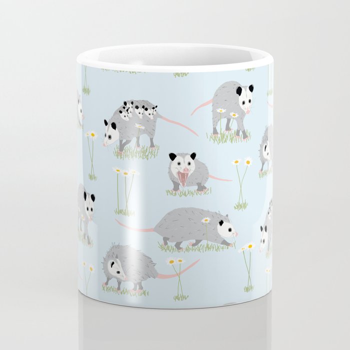 Opossums and Daisies Coffee Mug Gallery Image 4
