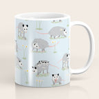 Opossums and Daisies Coffee Mug Gallery Image 1
