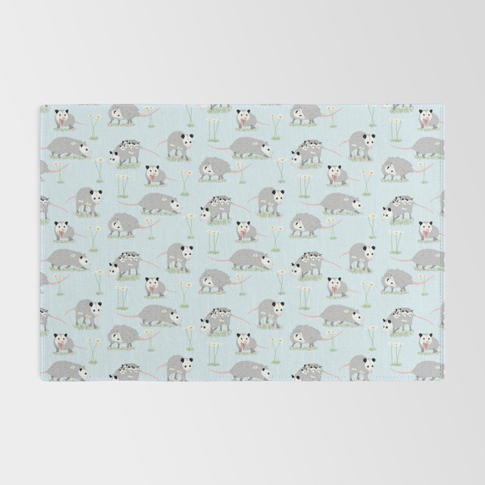 Opossums and Daisies Rug Gallery Image 2