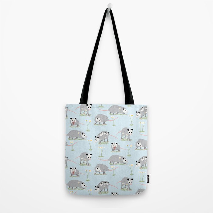 Opossums and Daisies Tote Bag Gallery Image 2