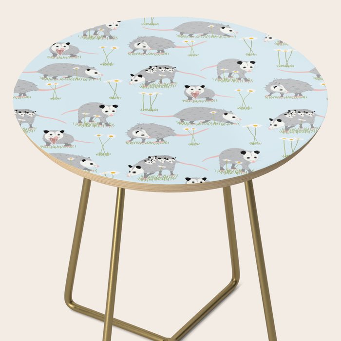Opossums and Daisies Side Table Gallery Image 2