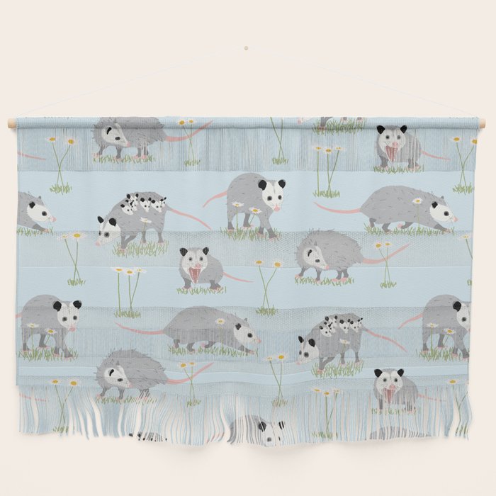 Opossums and Daisies Wall Hanging Gallery Image 1