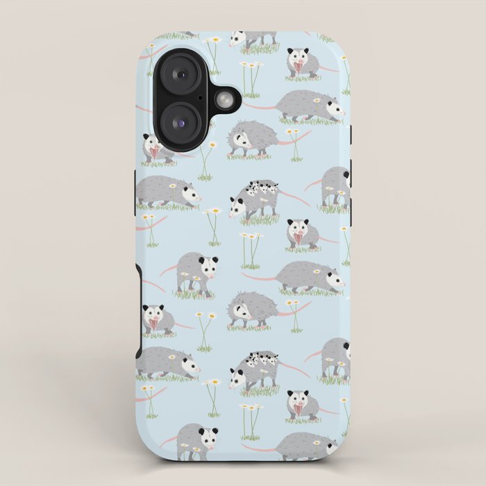 Opossums and Daisies iPhone Case Gallery Image 1