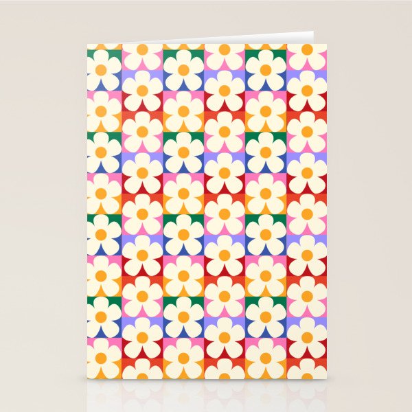 Mod Daisies  Stationery Card Gallery Image 2