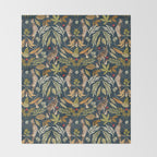 Deer in a wild nature forest DD Throw Blanket Gallery Image 2