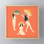 Mushroom Ladies Mini Art Print Gallery Image 1