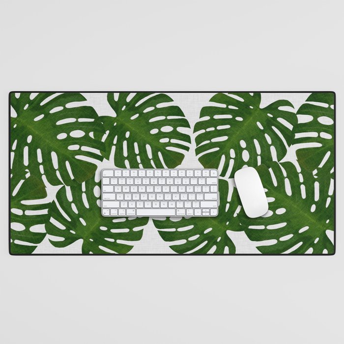 Monstera Leaf I Desk Mat Gallery Image 1