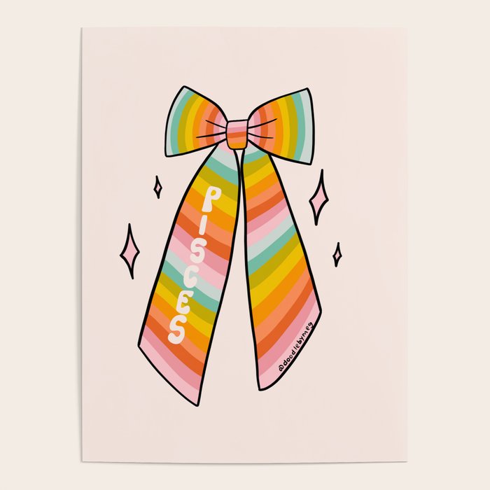 Pisces Bow Poster Gallery Image 1