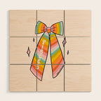 Pisces Bow Wood Wall Art Gallery Image 1