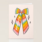 Pisces Bow Stationery Card Gallery Image 2