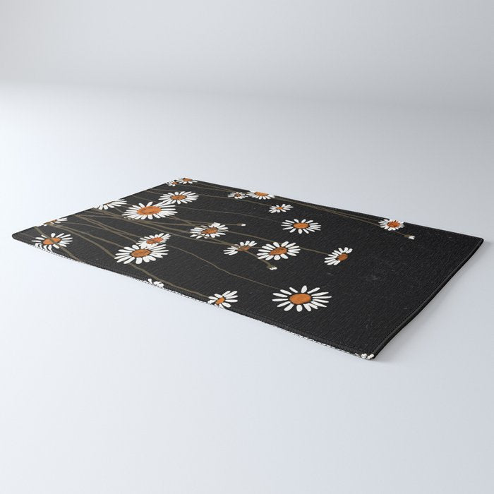 Wild Daisy Flowers 2 Rug Gallery Image 3