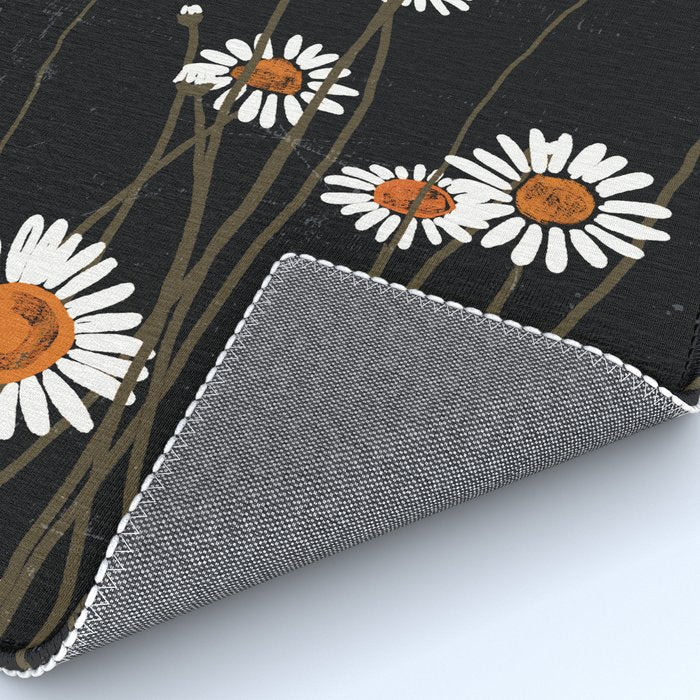 Wild Daisy Flowers 2 Rug Gallery Image 4