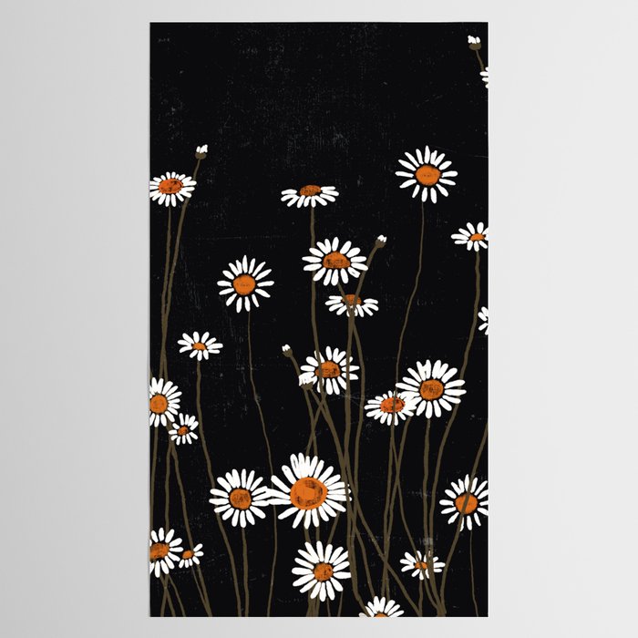 Wild Daisy Flowers 2 Tablecloth Gallery Image 2