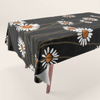 Wild Daisy Flowers 2 Tablecloth Gallery Image 1