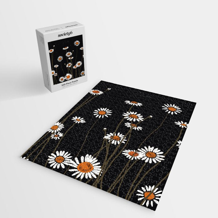 Wild Daisy Flowers 2 Jigsaw Puzzle Gallery Image 2