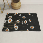 Wild Daisy Flowers 2 Rug Gallery Image 1