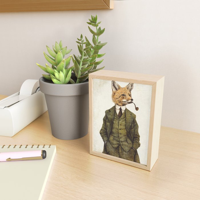 The Fox Mini Art Print Gallery Image 2
