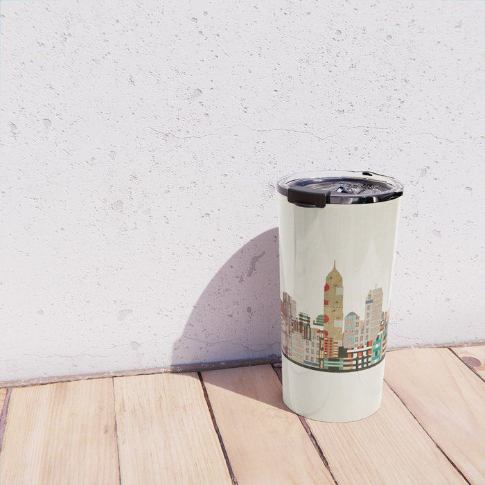cleveland ohio skyline Travel Mug Gallery Image 4