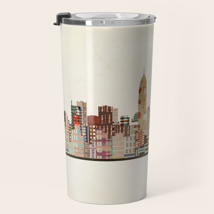 cleveland ohio skyline Travel Mug Gallery Image 3