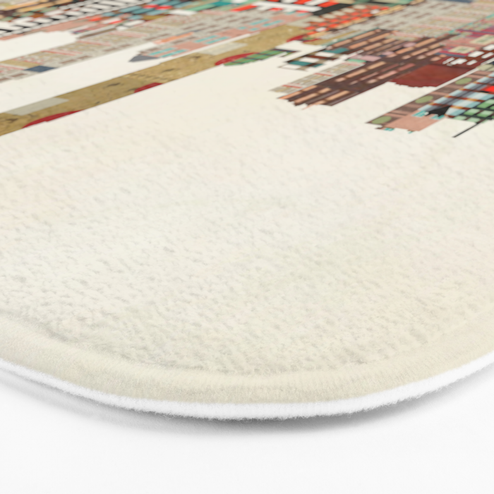 cleveland ohio skyline Bath Mat Gallery Image 3
