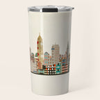 cleveland ohio skyline Travel Mug Gallery Image 1
