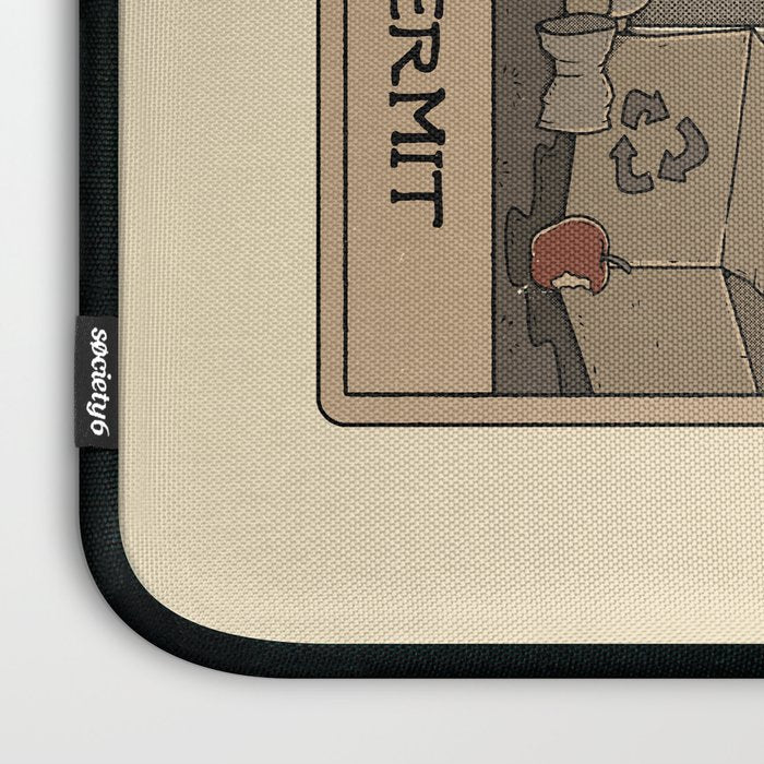 The Hermit - Raccoons Tarot Laptop Sleeve Gallery Image 3