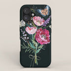 Butterfly Floral Bouquet iPhone Case Gallery Image 1