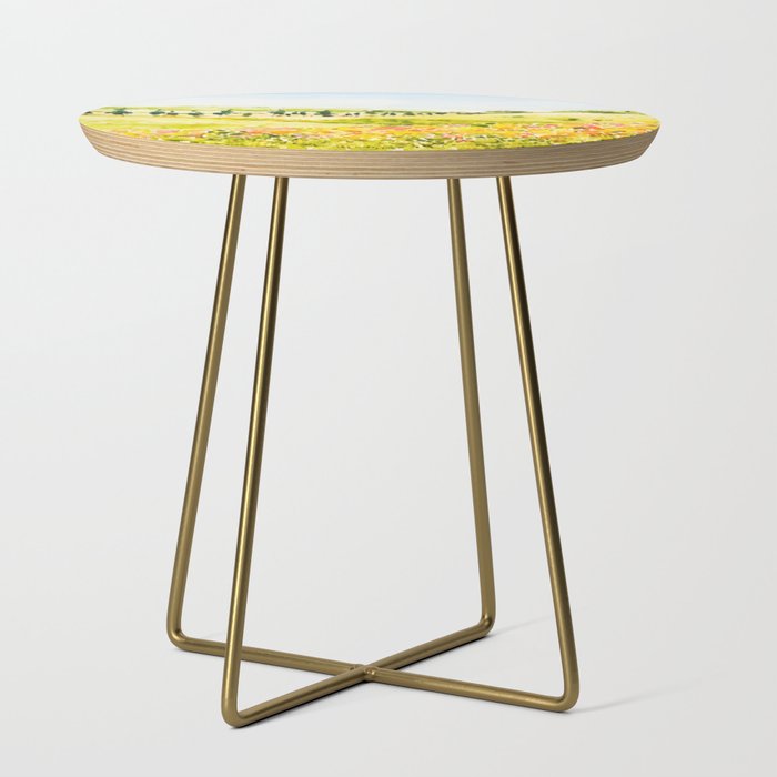 Watercolor Landscape Side Table Gallery Image 1
