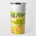 Watercolor Landscape Travel Mug Gallery Image 1