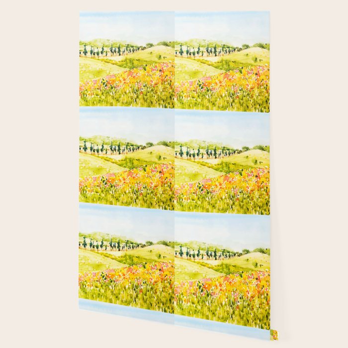 Watercolor Landscape Wallpaper Gallery Image 2