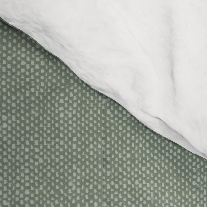 boho vertical stitch - sage Comforter Gallery Image 4