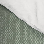 boho vertical stitch - sage Comforter Gallery Image 4