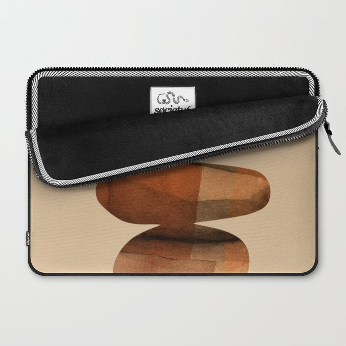 Abstract and Modern Stones Art 3 Laptop Sleeve Gallery Image 2
