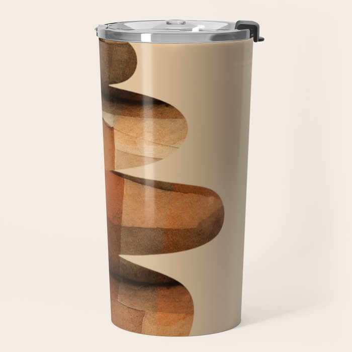 Abstract and Modern Stones Art 3 Travel Mug Gallery Image 2