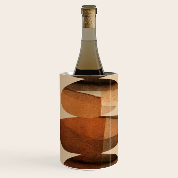 Abstract and Modern Stones Art 3 Wine Chiller Gallery Image 1