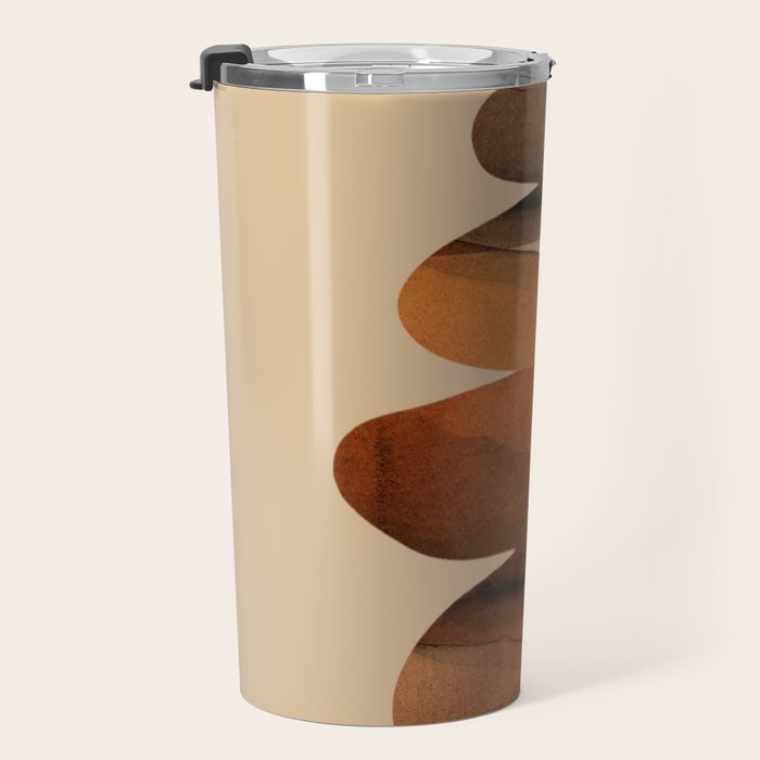 Abstract and Modern Stones Art 3 Travel Mug Gallery Image 3