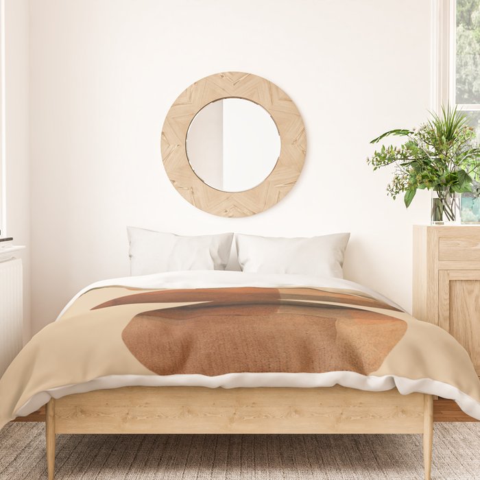 Abstract and Modern Stones Art 3 Duvet Cover Gallery Image 3