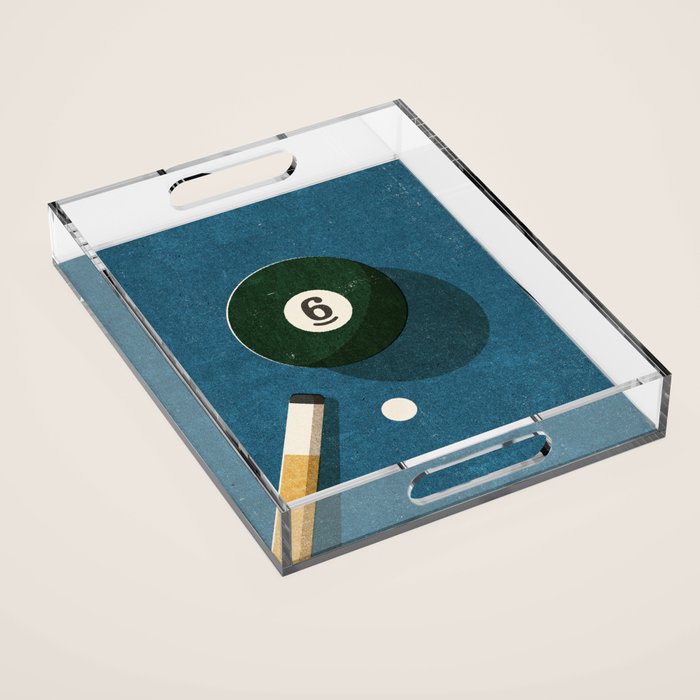 BILLIARDS / Ball 6 Acrylic Tray Gallery Image 1