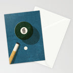 BILLIARDS / Ball 6 Stationery Card Gallery Image 2