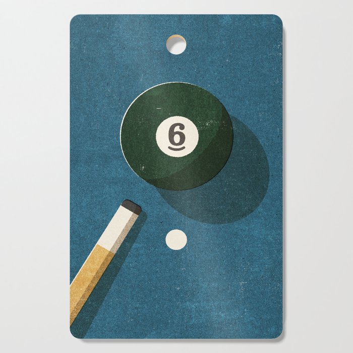 BILLIARDS / Ball 6 Cutting Board Gallery Image 1