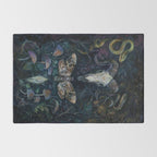Death Moth Goat Skull Rug Gallery Image 2